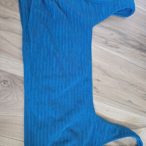 Time and Tru Blue Plus Size Wireless Bralette Bra 3X (24W-26W)